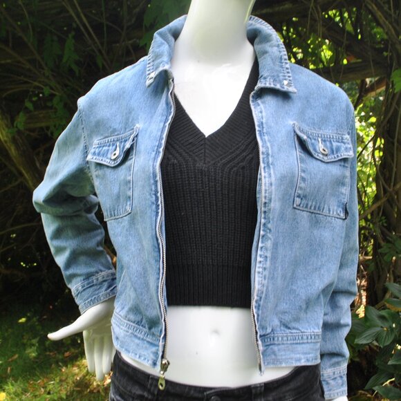"Look Again 2023" Denim jacket - Picture 1 of 4